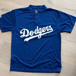 Majestic Blue Dodgers Polo Shirt
